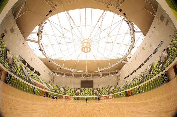 北方网天津理工大学体育馆由天津大学建筑设计院设计
